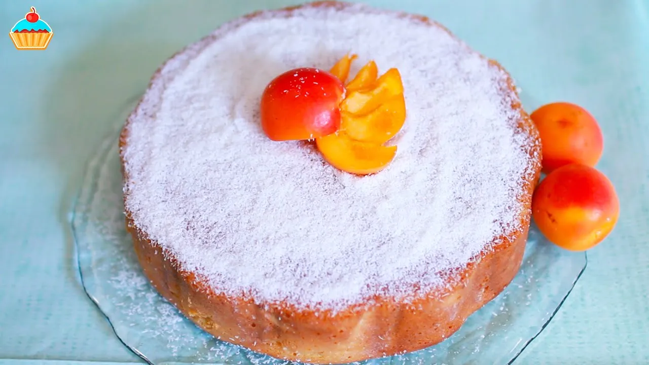 Кокосовый кекс с АБРИКОСАМИ.